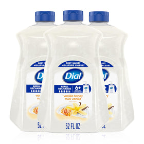 Dial front packaging of vanilla honey refill showing brand and scent