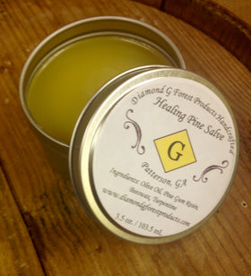 DIAMOND texture closeup of salve surface showing smooth, spreadable consistency