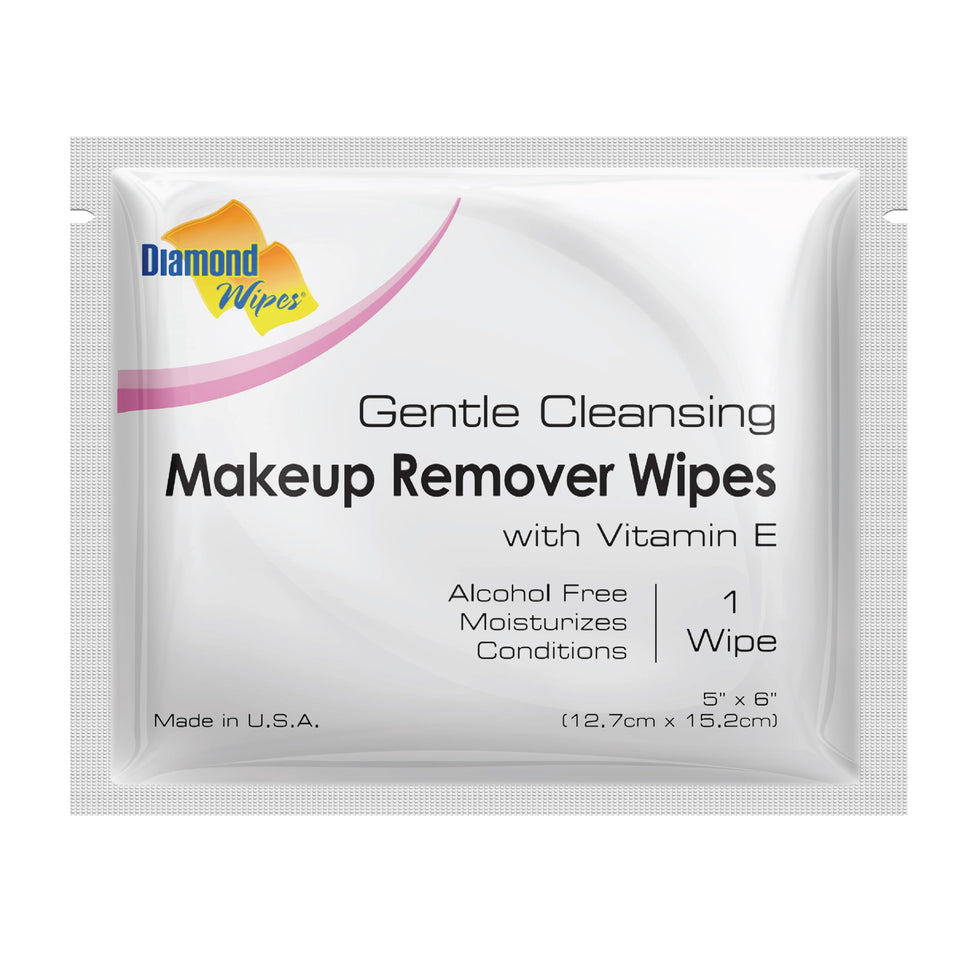 Diamond Wipes front packaging showing case and branding with clear benefits