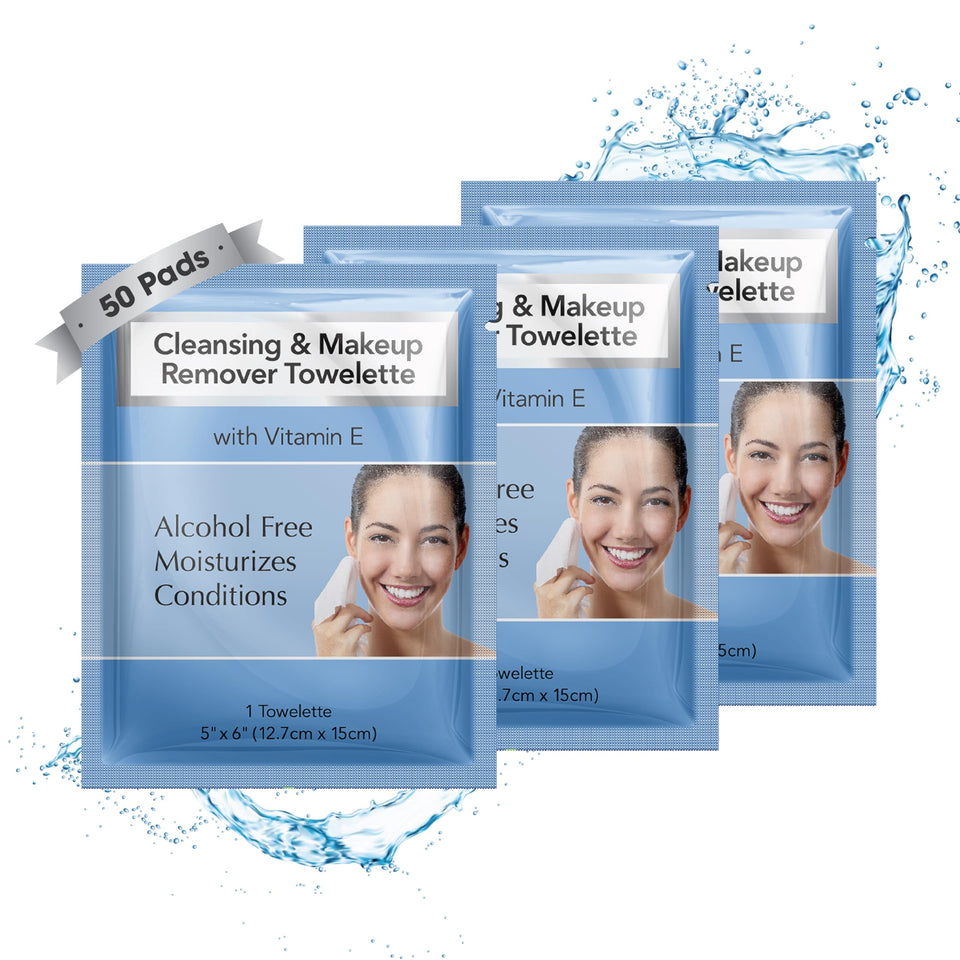 Diamond Wipes front packaging showing 50-count travel-ready case and benefits