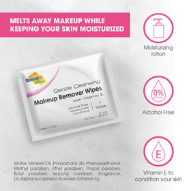 Diamond Wipes individually wrapped pouch highlighting travel-friendly sealed convenience