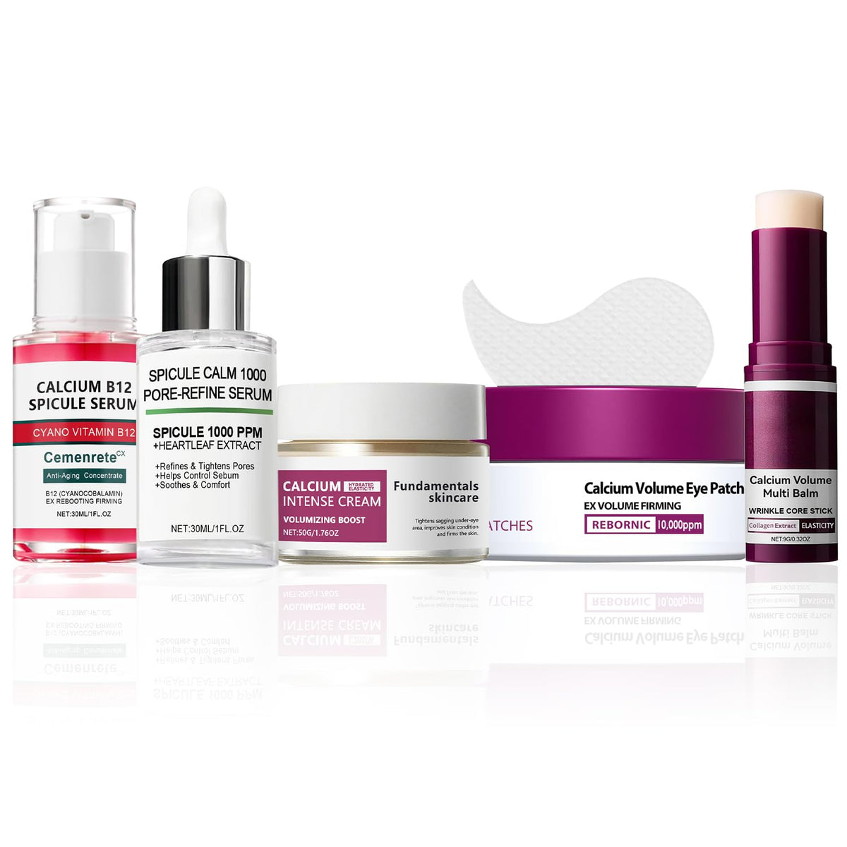 DIARYEAR front packaging showing full 5-piece collagen set benefits
