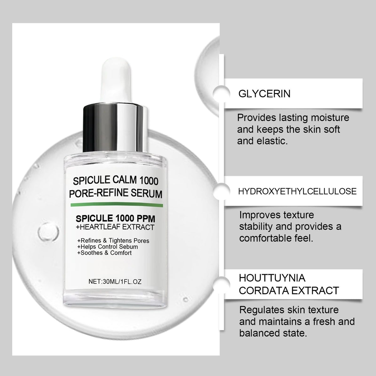 DIARYEAR toner pouring to show lightweight texture for hydration
