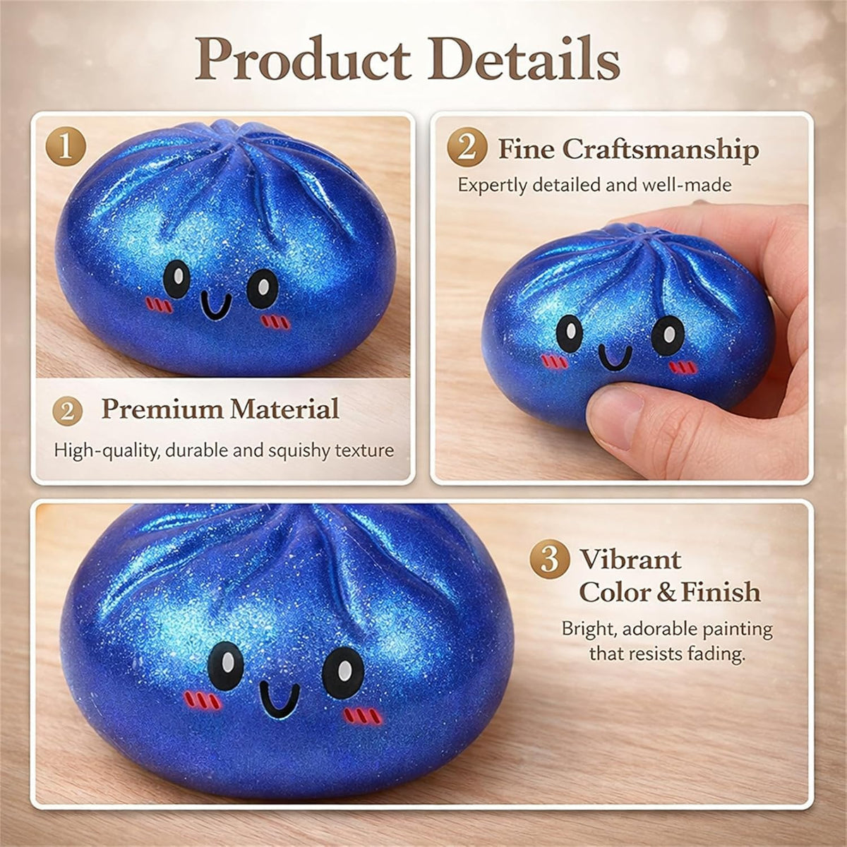 DICSINM dumpling held in hand showing comfortable size and grip