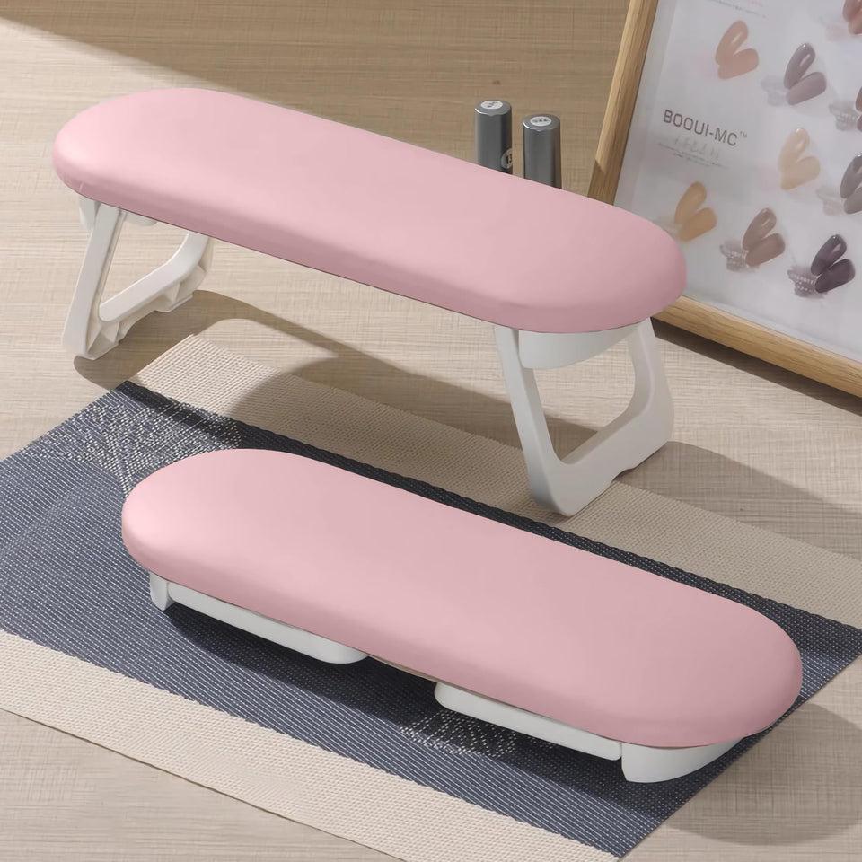 Diesisa front view pink arm rest showing ergonomic shape and comfort