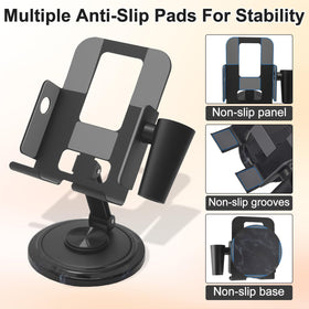Diesisa used as phone stand while performing manicure for hands-free tutorial viewing