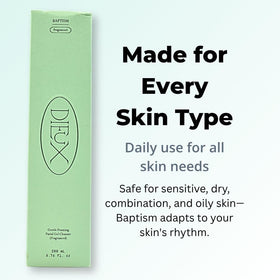 Dieux Baptism in bathroom routine as part of morning skincare benefit