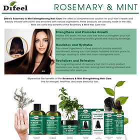 Difeel after rinse showing soft shiny hair and improved manageability benefit