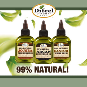 Difeel bottle with rosemary and aloe illustrating botanical nourishment