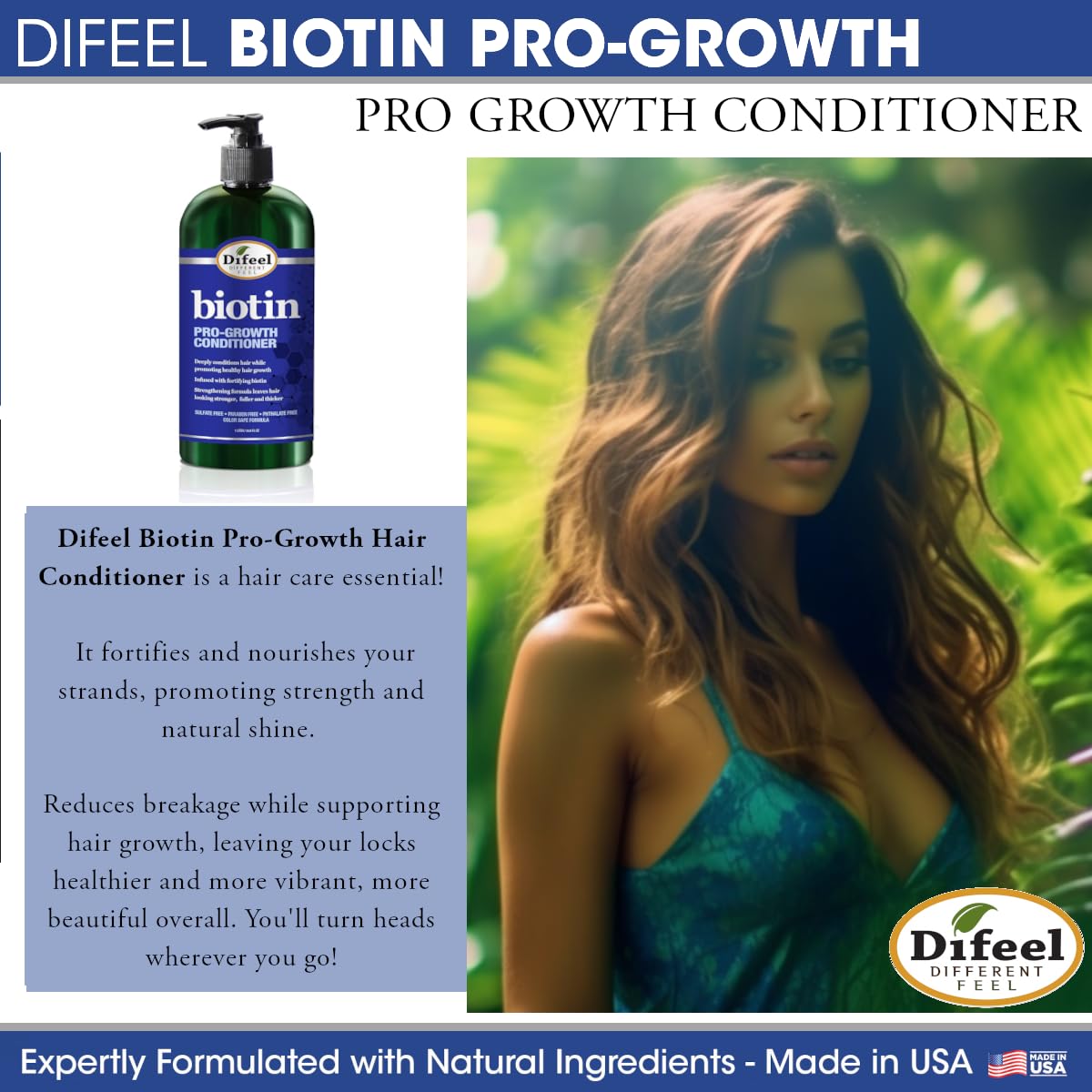 Difeel shampoo lather texture demonstrating gentle cleansing and foam