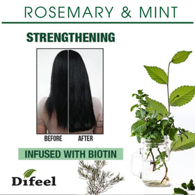 Difeel conditioner texture closeup showing creamy formula for smooth application