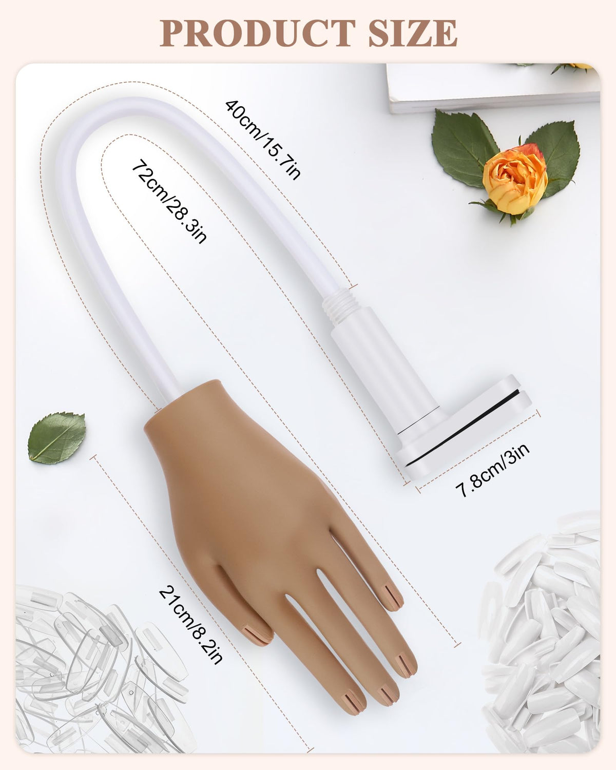 Difenni clamp and adjustable stand attached to table offering stable hands‑free practice