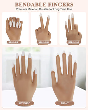 Difenni close-up of finger texture highlighting lifelike silicone feel for realistic training