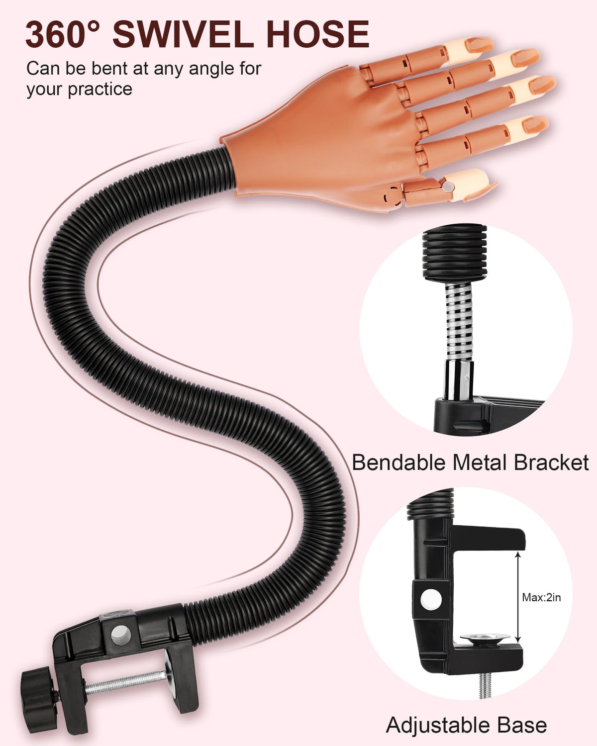 Difenni magnetic fingertip detail highlighting magnet hold for easy tip changes