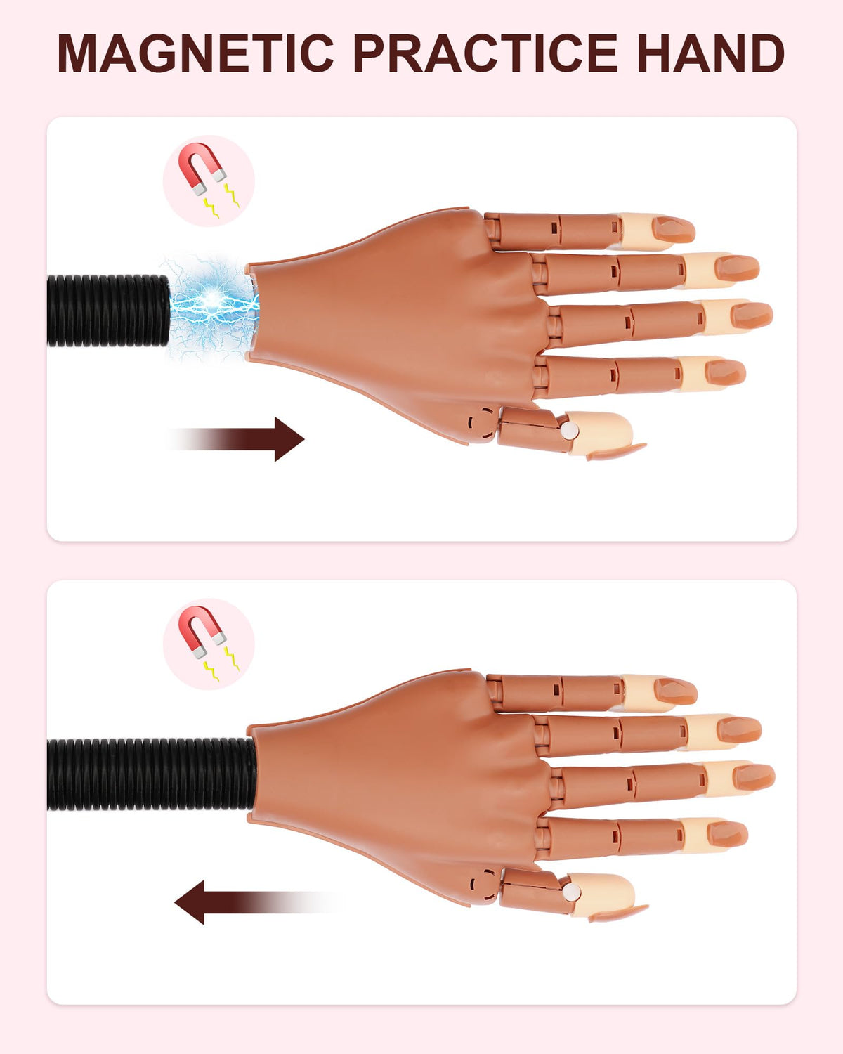 Difenni close-up of deep-groove nail bed preventing tip loss for reliable practice