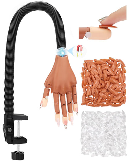Difenni practice hand front view showing full mannequin and stable pose benefit