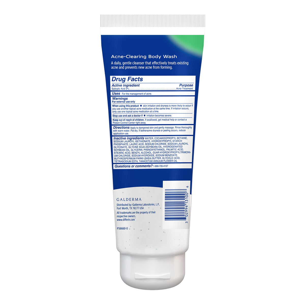 Differin ingredients close-up with blue tansy and hyaluronic for soothing benefit