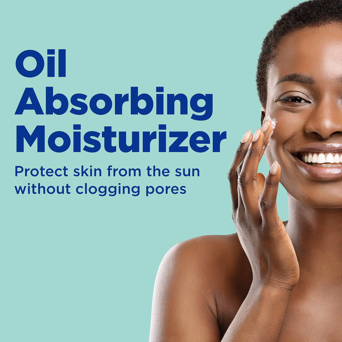 Differin moisturizer dispensed on hand demonstrating lightweight hydration