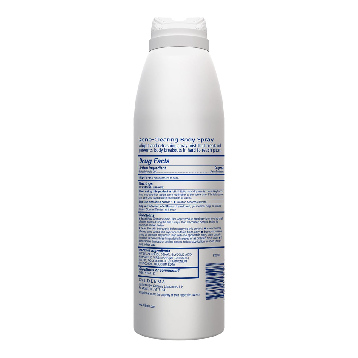 Differin texture on skin detail illustrating fast-drying, non-sticky finish