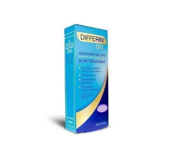 Two Differin tubes stacked emphasizing 180-day supply convenience