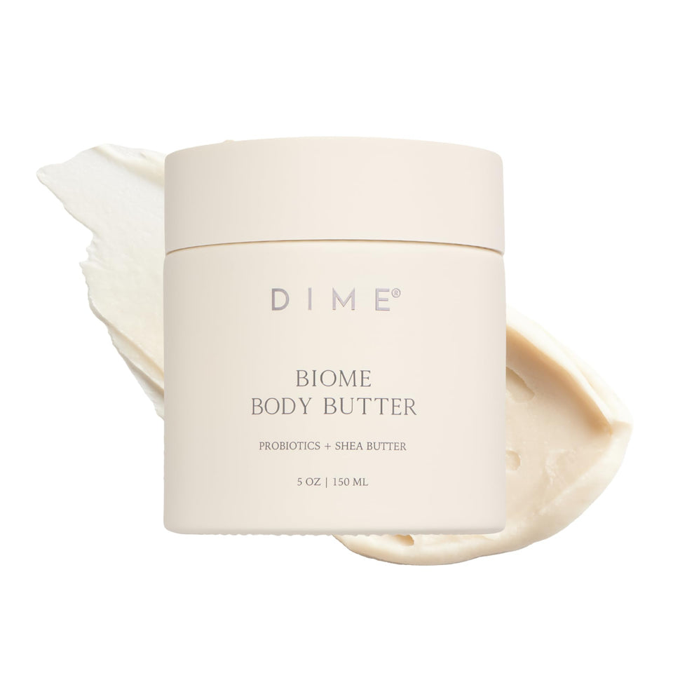 DIME jar front view showing label and size for easy identification and trust