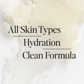 DIME balm texture close-up displaying buttery sheen and smooth spreadability for hydration