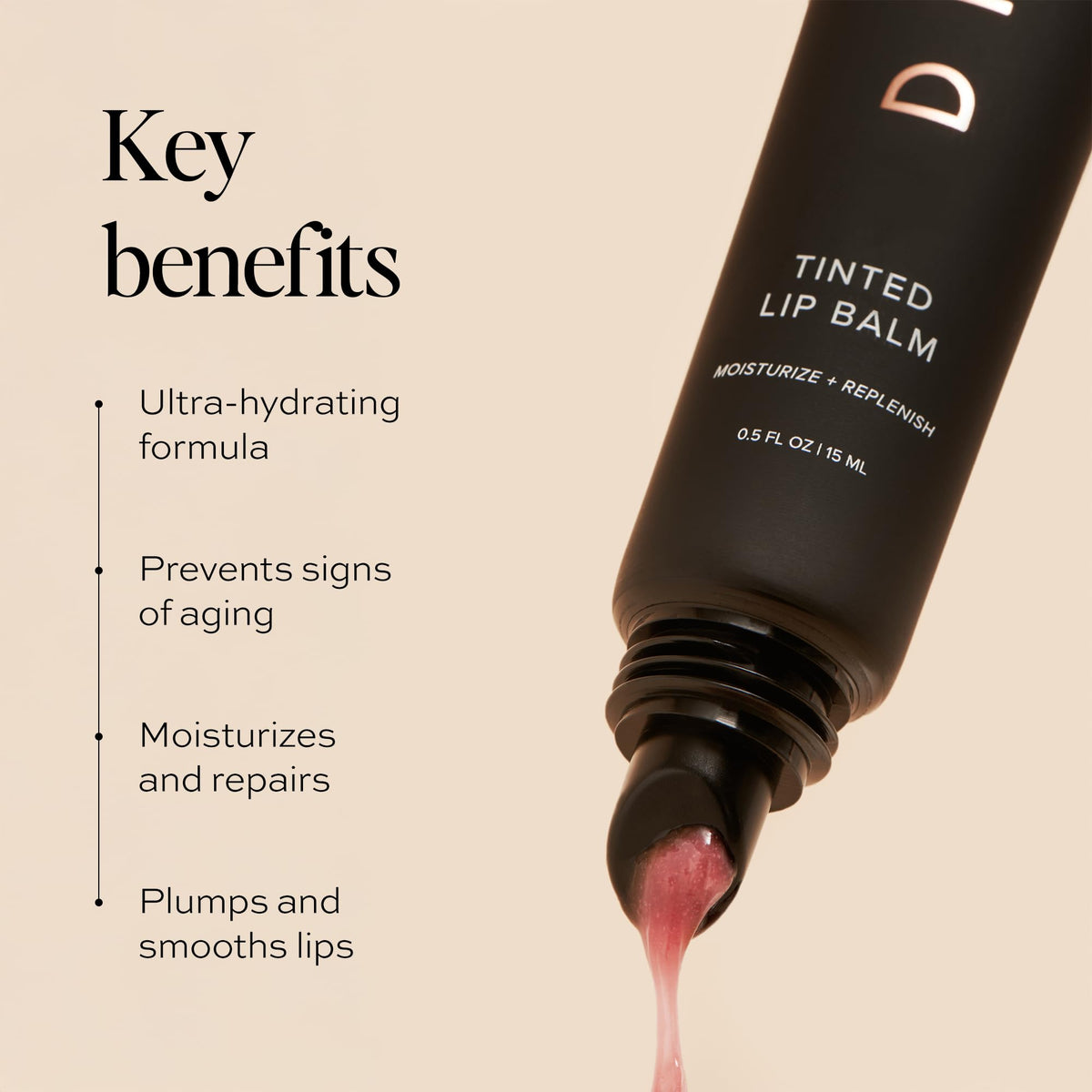 DIME Desert Rose close-up texture of balm highlighting creamy hydration