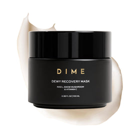 DIME front packaging showing product jar and branding, highlights clean formula benefit