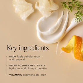 DIME mask applied in nighttime routine setting, illustrates overnight hydration benefit