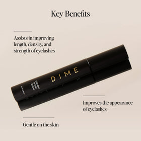 DIME serum applicator brush close-up showing precise tip for easy application