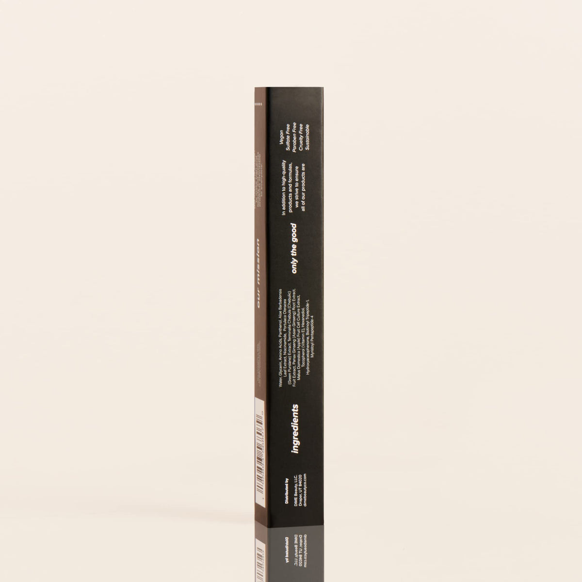 DIME product with recyclable box highlighting sustainable packaging advantage