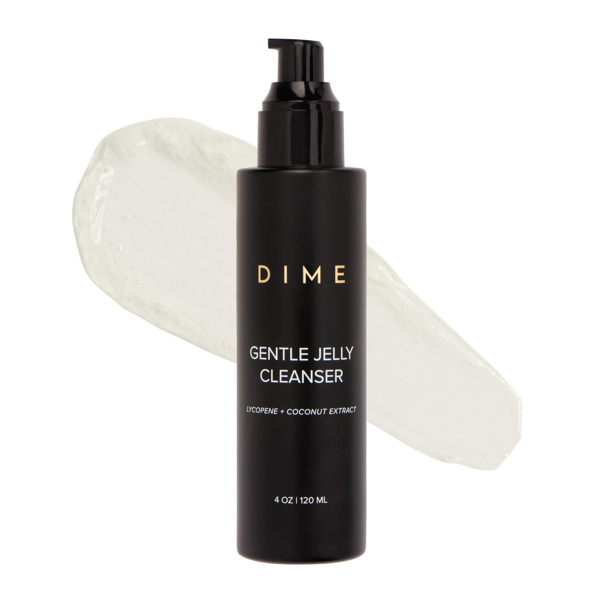 DIME jelly texture close-up highlighting silky gel and gentle hydration