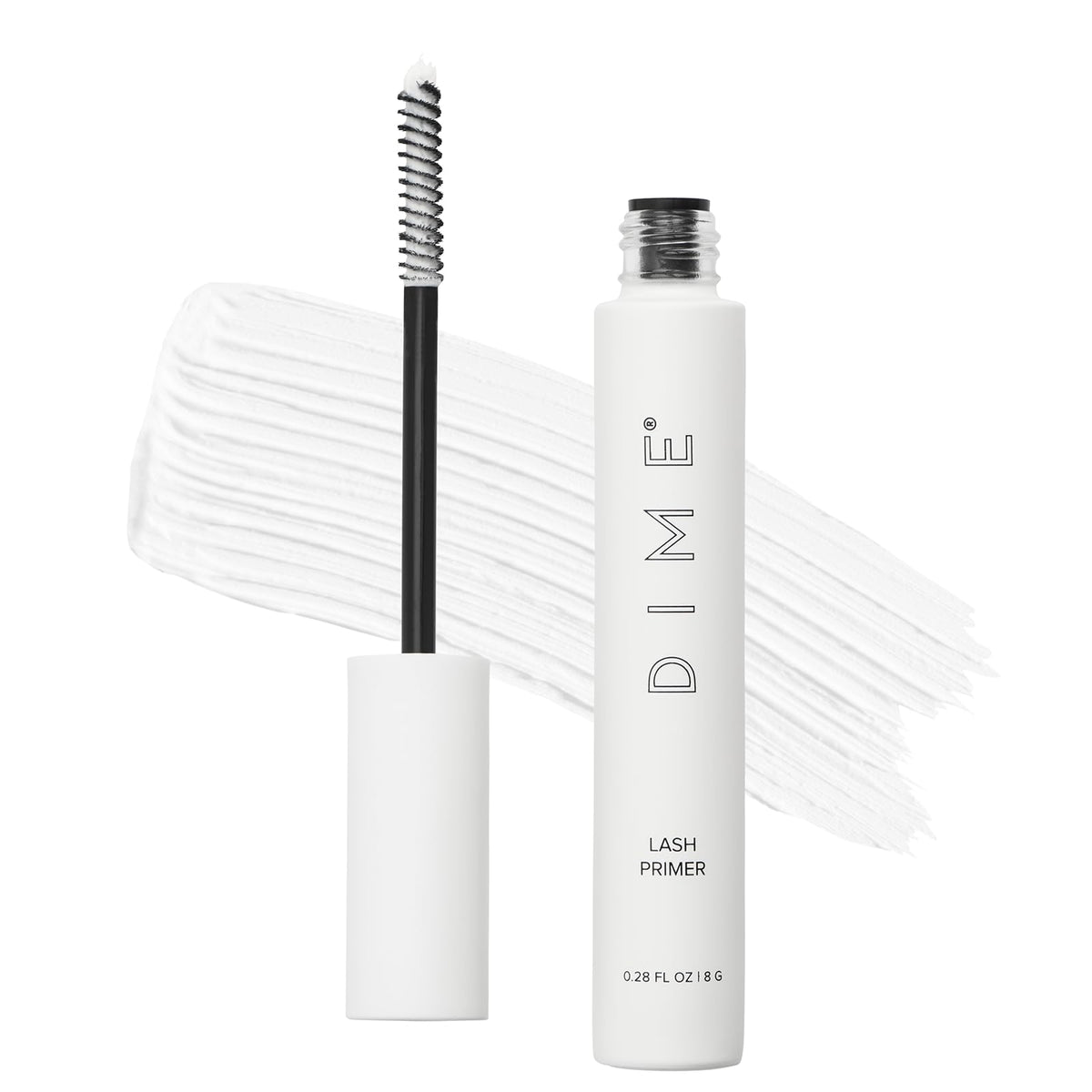 DIME primer front packaging showing compact tube and clean design benefits polished routine
