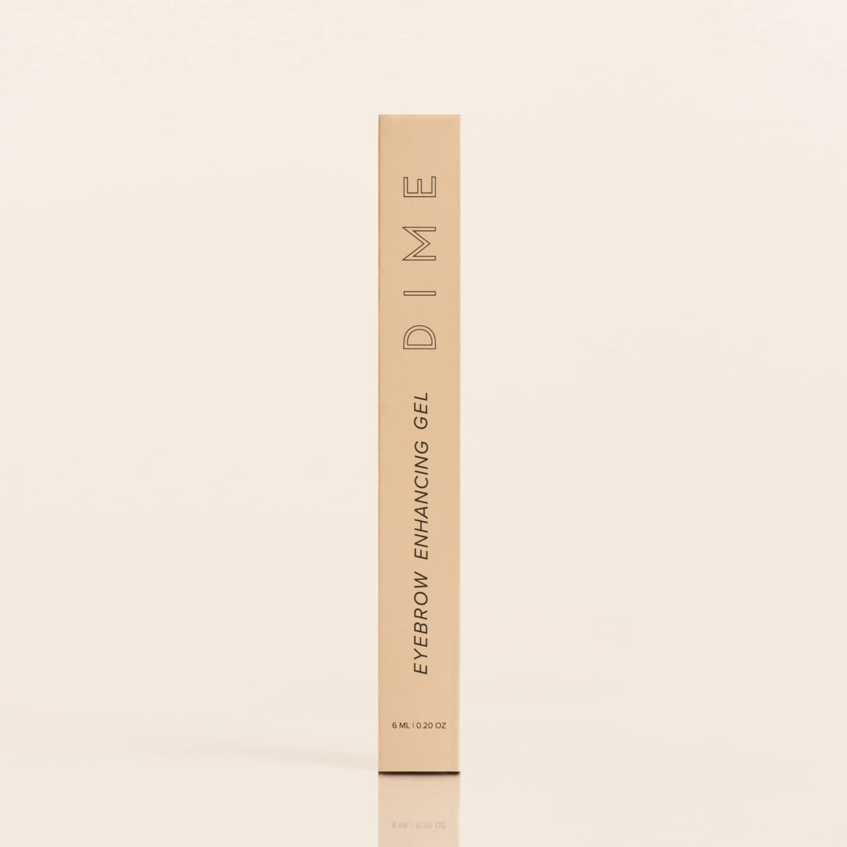 DIME brow gel in a bathroom morning routine setting for everyday grooming convenience