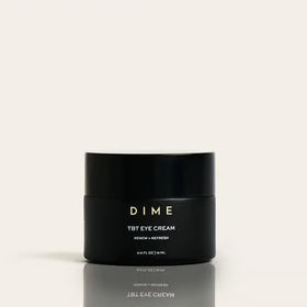 DIME lifestyle bathroom shelf showing product integrated into daily routine