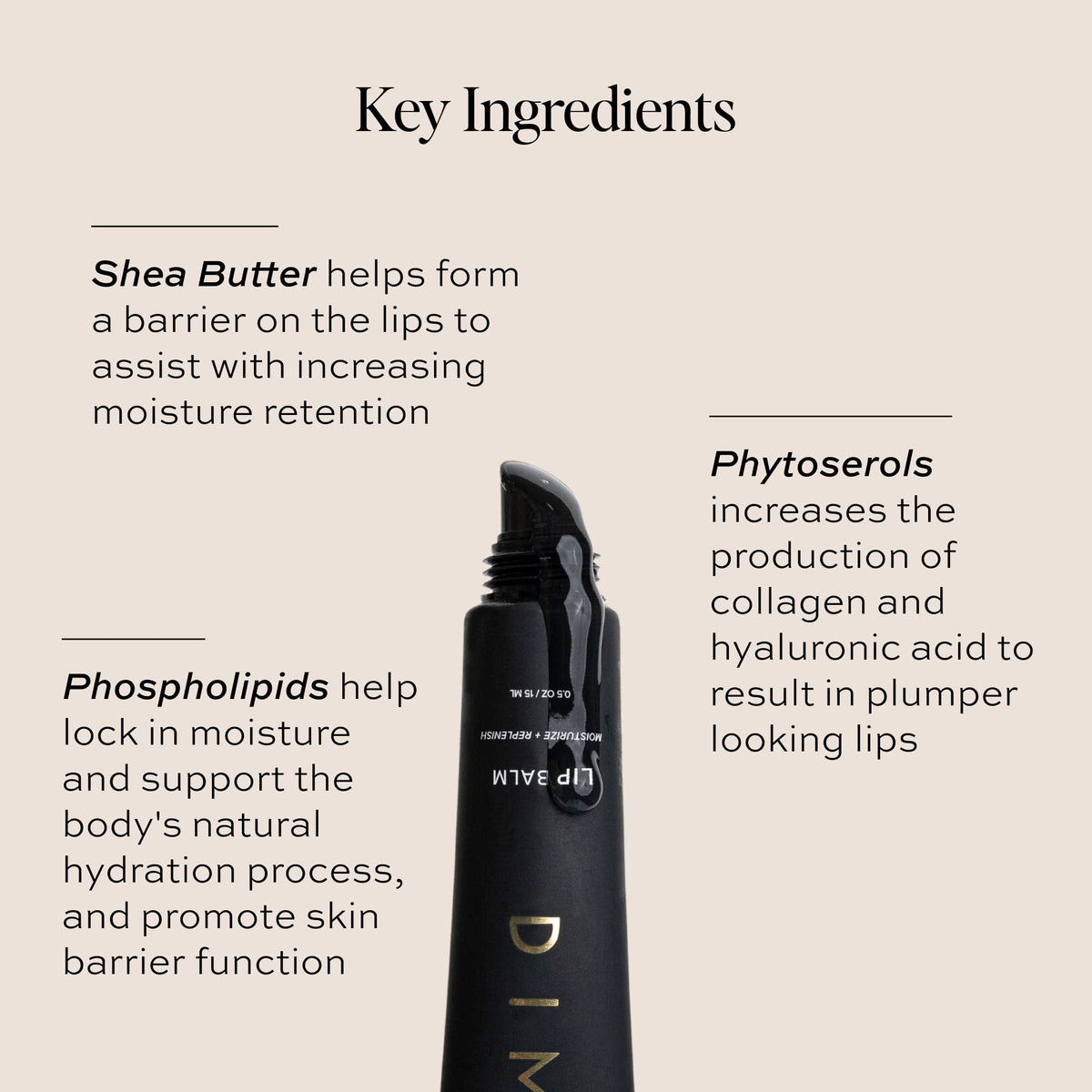 DIME lip balm in a small bag showing travel-ready hydration on the go