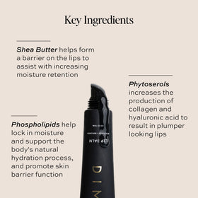 DIME lip balm in a small bag showing travel-ready hydration on the go