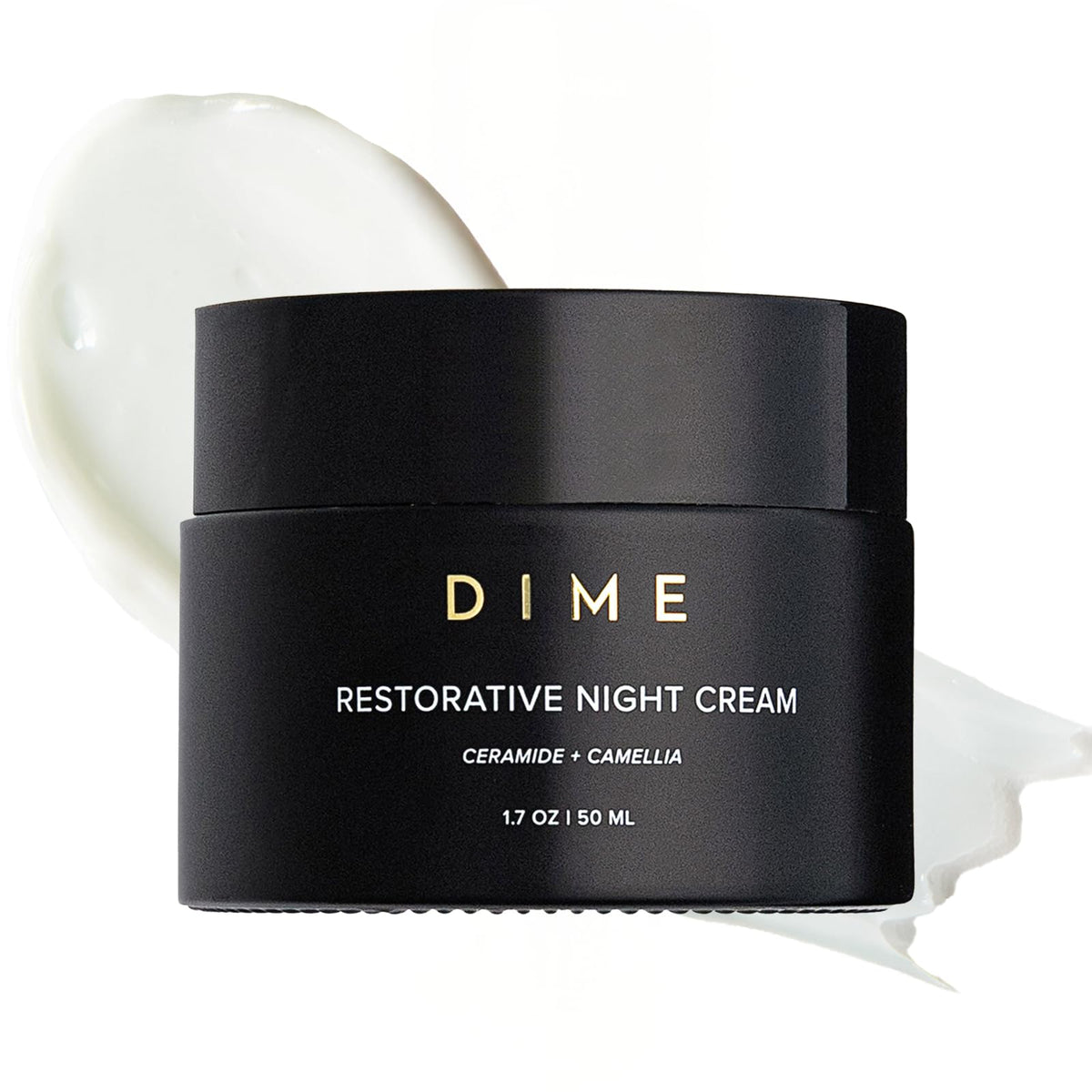 DIME front jar shot showing clean label and 1.7 oz size for trusted nightly use