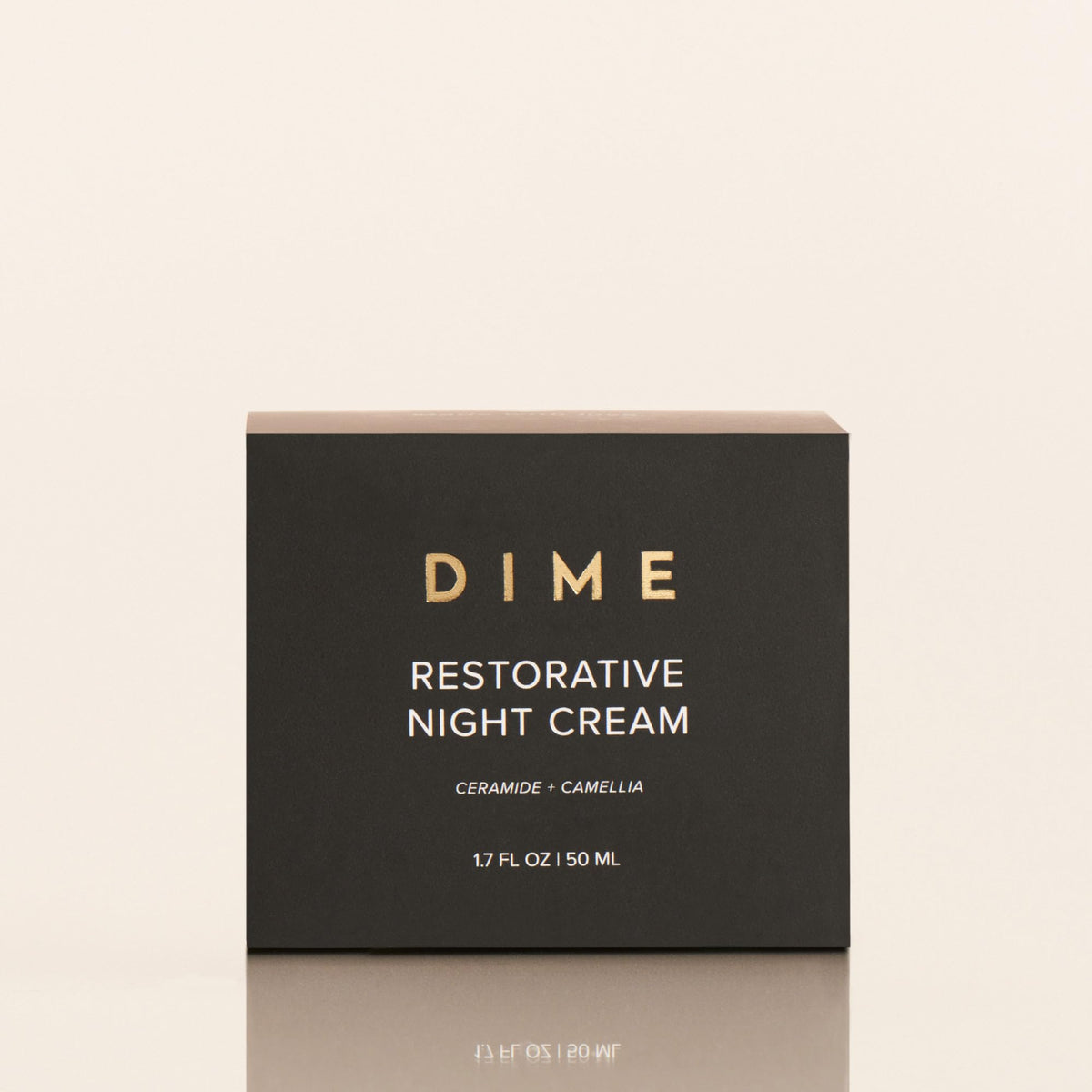 DIME recyclable packaging shot emphasizing sustainable materials and clean beauty values