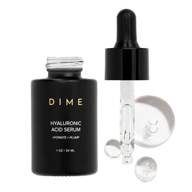 DIME front packaging showing clean serum bottle and branding for visible hydration