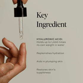 DIME pumping drops onto skin to show immediate hydration and plumping benefit