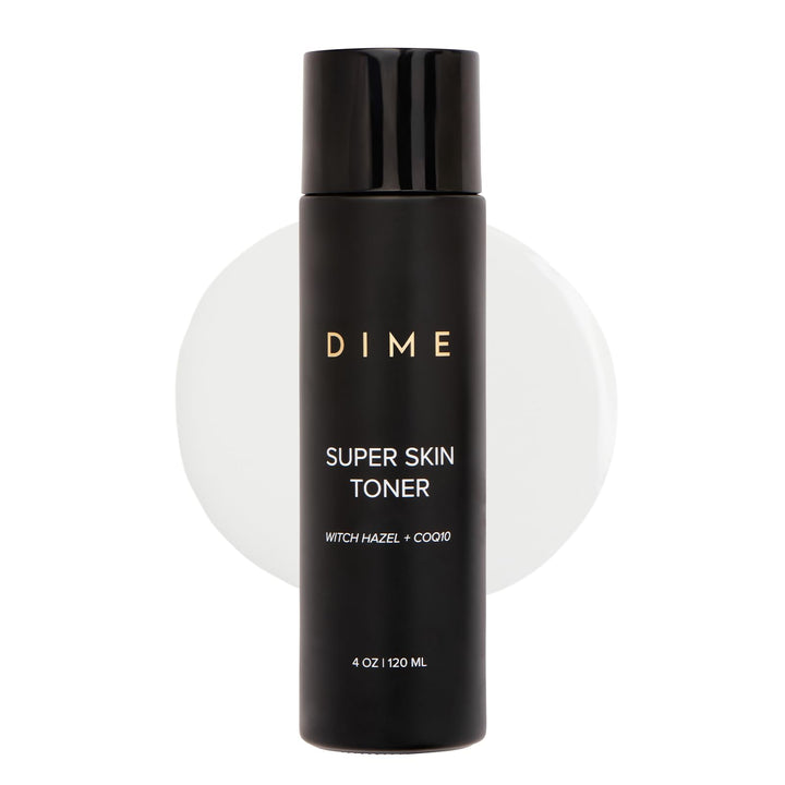 DIME front bottle shot showing product and clean packaging benefit