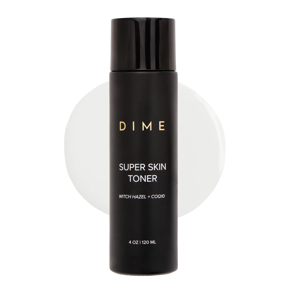 DIME front bottle shot showing product and clean packaging benefit
