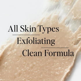 DIME whipped mask texture close-up, shows creamy cushion for gentle exfoliation