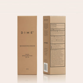 DIME open tube and cap showing dispensing and application ease
