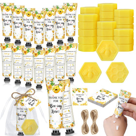 Dimsile front packaging showing full bee favor set and cohesive look