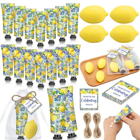 Dimsile front packaging showing full 25-set favor bundle and neat presentation benefit