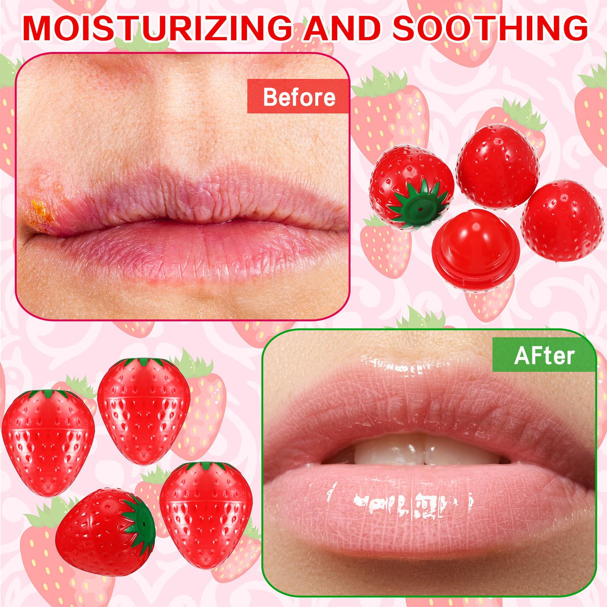 Dimsile lip balms arranged as party favors creating attractive gift sets
