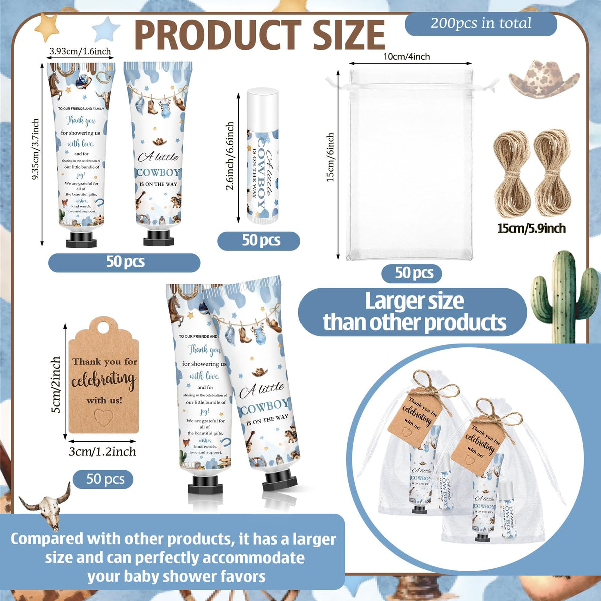 Dimsile kraft tag with hemp rope close-up showing customizable rustic detail