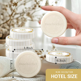 DincherBel close-up lather texture, gentle cleansing benefit